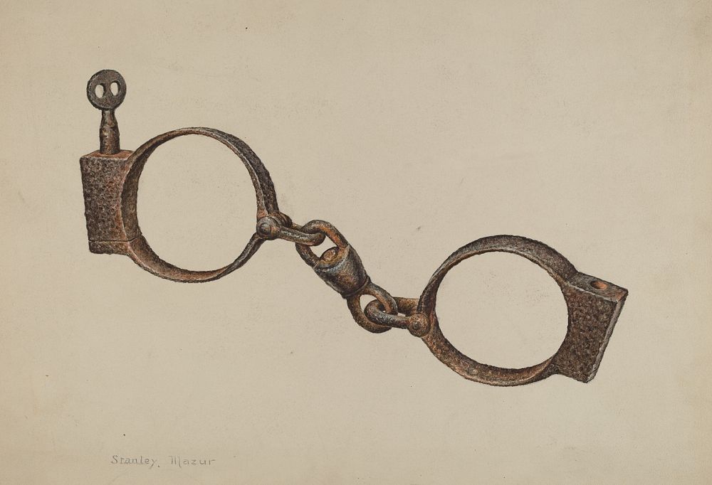 Slave Handcuffs (ca.1938) by Stanley Mazur.  