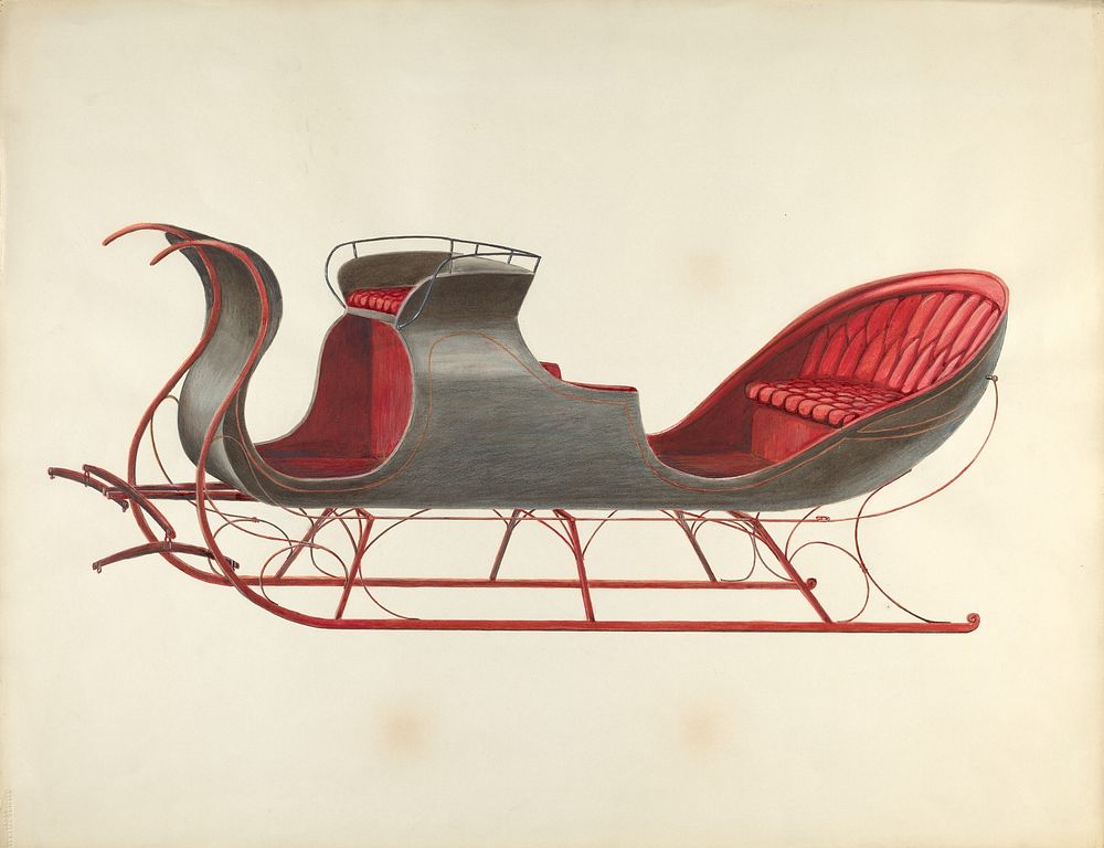 Sleigh (ca.1936) by Fred Weiss.  