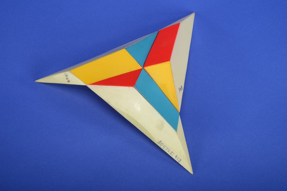 Geometric Model by A. Harry Wheeler, One-Sided Polyhedron