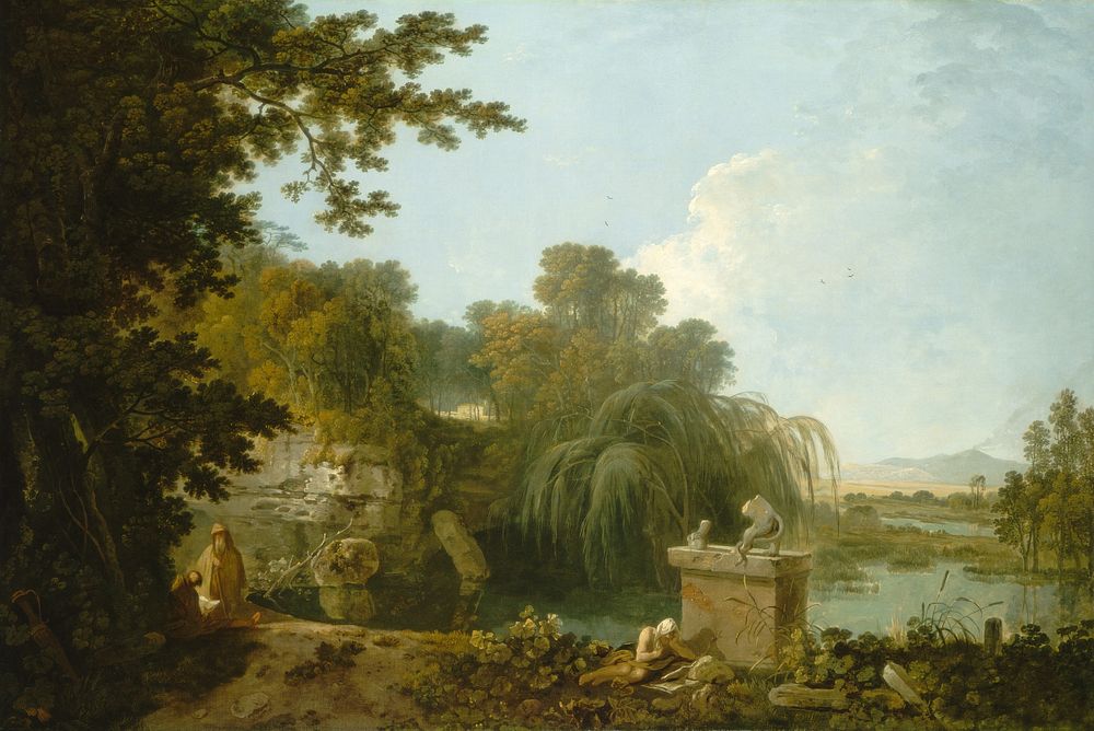 Solitude (ca. 1762–1770) by Richard Wilson.  