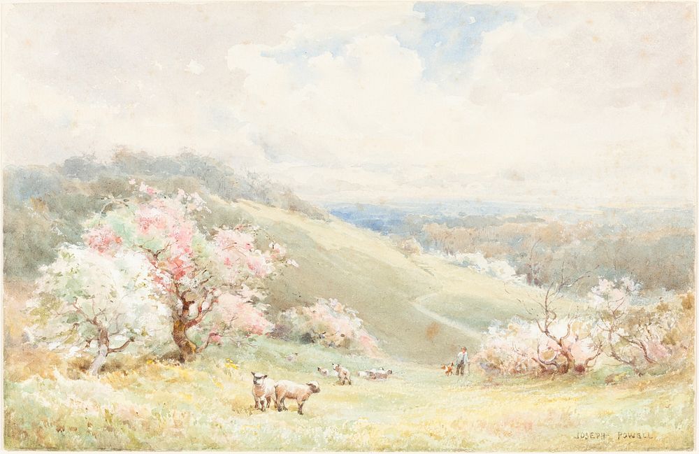 Spring by Joseph Rubens Powell (1835&ndash;1871)  