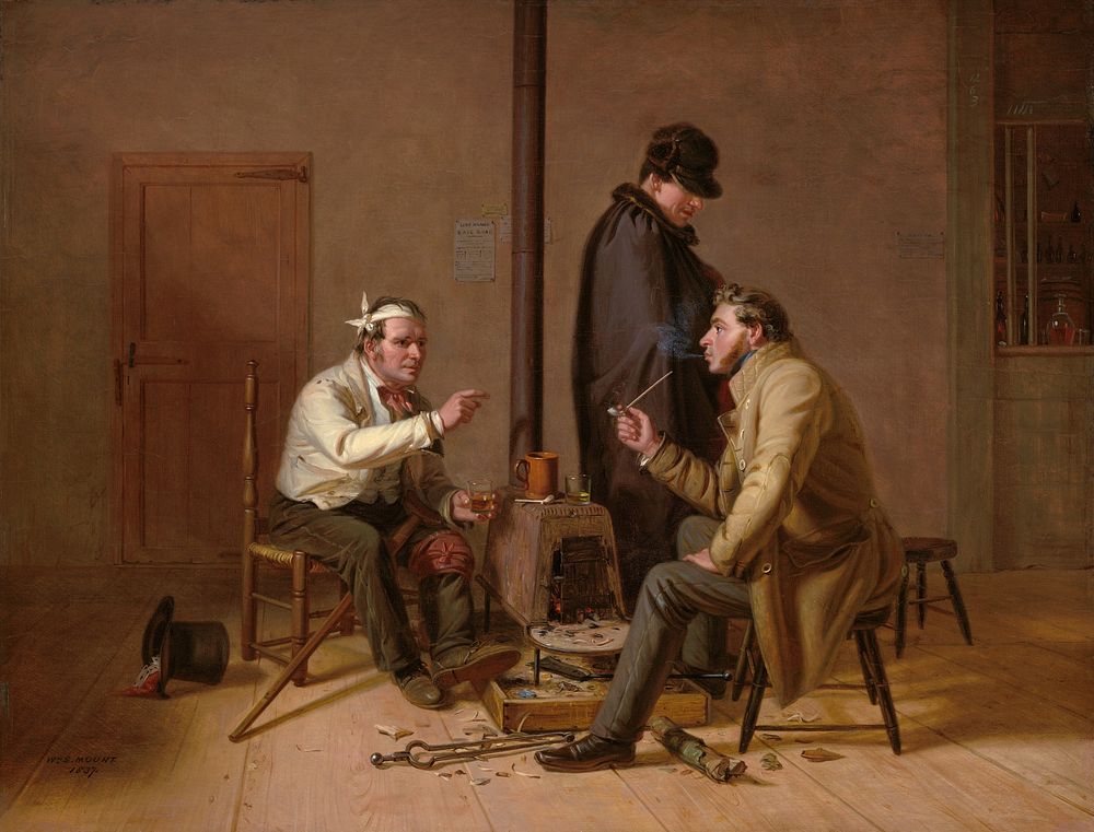 The Tough Story–Scene in a Country Tavern (1837) by William Sidney Mount.  