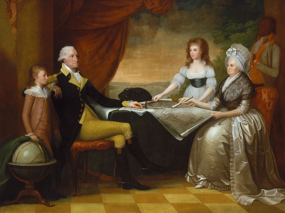 The Washington Family (1789–1796) by Edward Savage.  