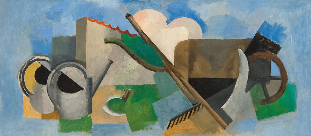 The Watering Can (Emblems: The Garden), (1913) by Roger de La Fresnaye.  