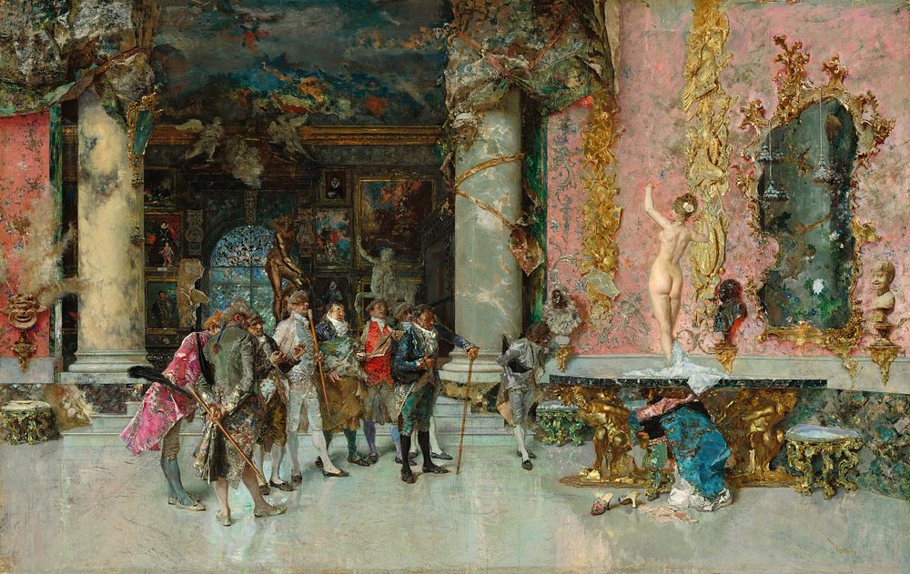 The Choice of a Model (1868&ndash;1874) by Mariano Fortuny y Carb&oacute;.  