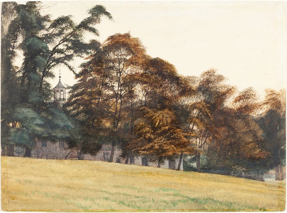 The Grounds at Castle Howard by George Howard, 9th Earl of Carlisle (1843&ndash;1911).  