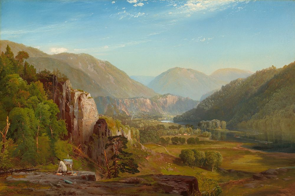 The Juniata, Evening (1864) by Thomas Moran.  