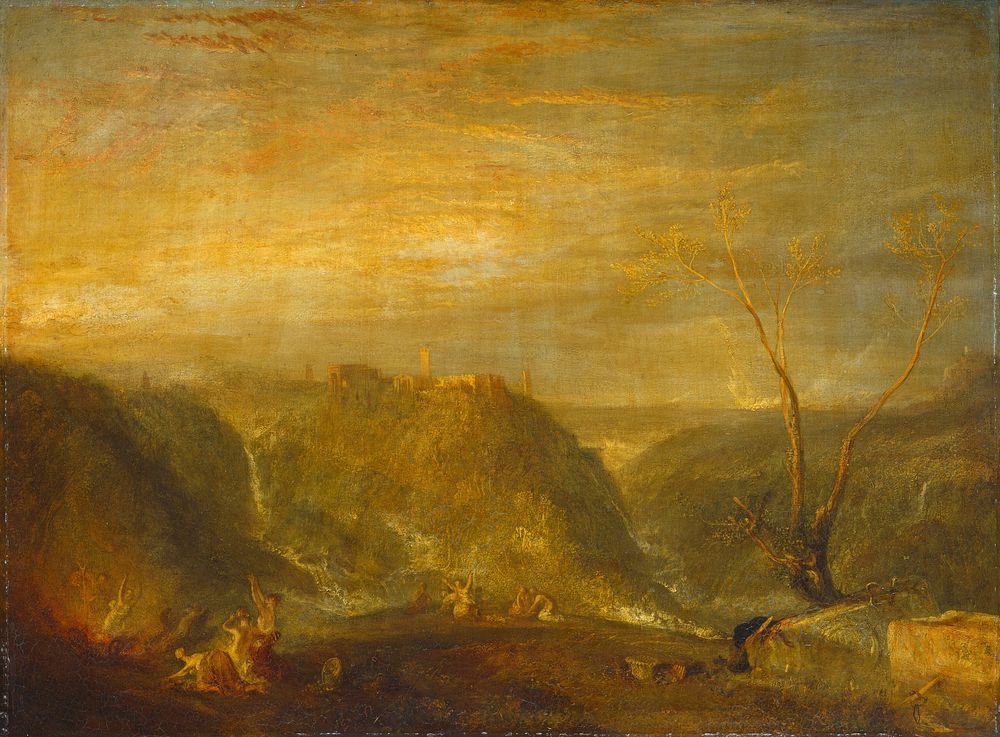 The Rape of Proserpine (1839) by Joseph Mallord William Turner.  