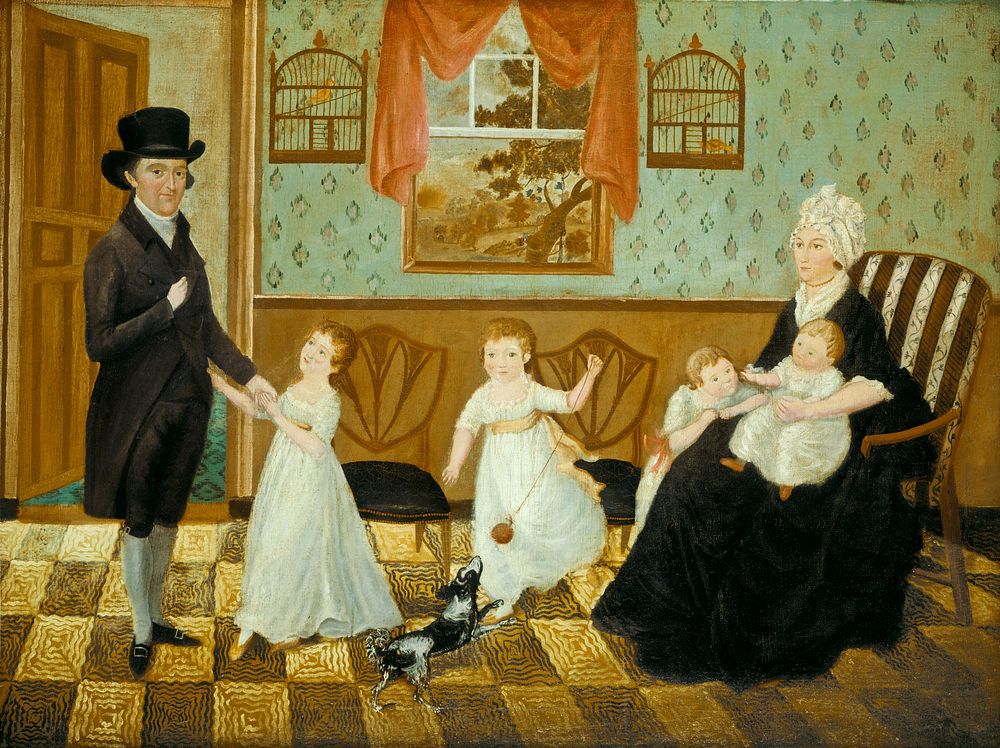 The Sargent Family (1800) from the American 19th Century.
