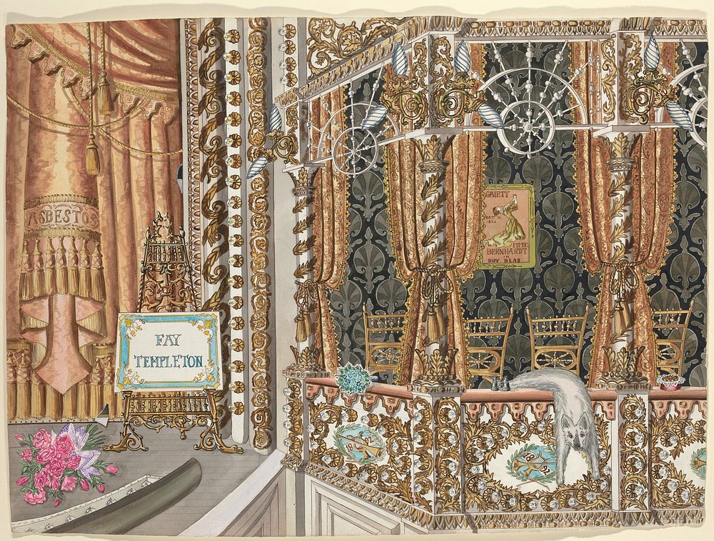 Theatre Box, 1892, c. 1947 by Perkins Harnly. 