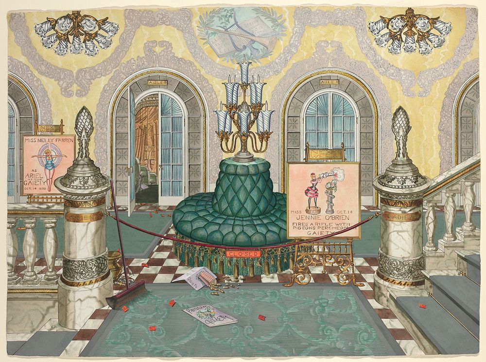 Theatre Lobby (1935/1942) by Perkins Harnly. 