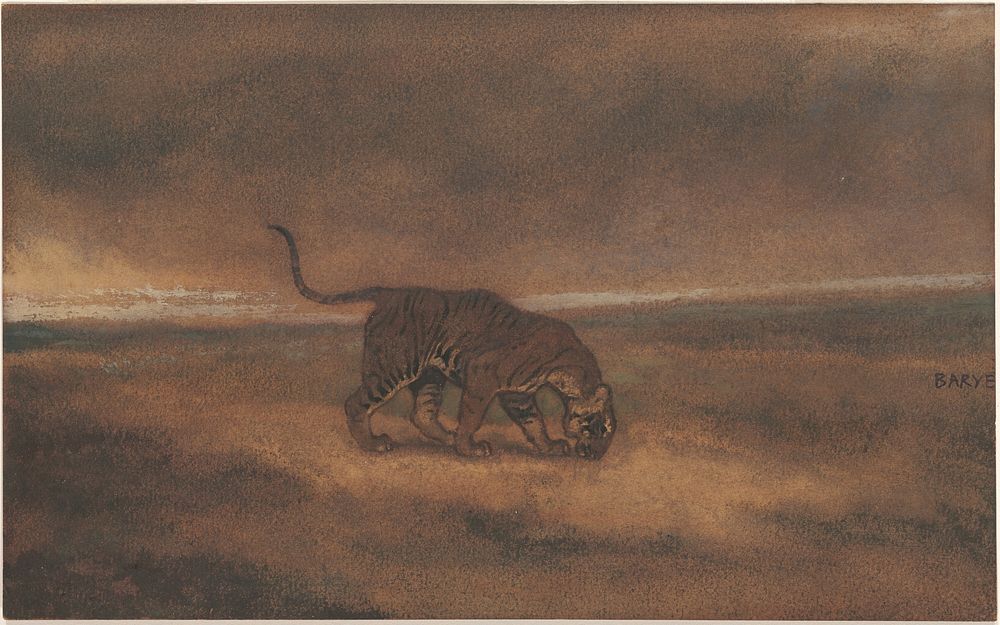 Tiger by Antoine-Louis Barye (1795&ndash;1875)  