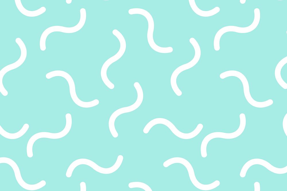 Blue wavy patterned background vector