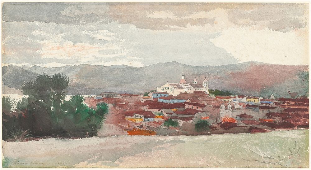 View of Santiago de Cuba (1885) by Winslow Homer.  