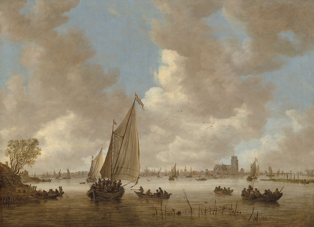 View of Dordrecht from the North (early 1650s) by Jan van Goyen.  