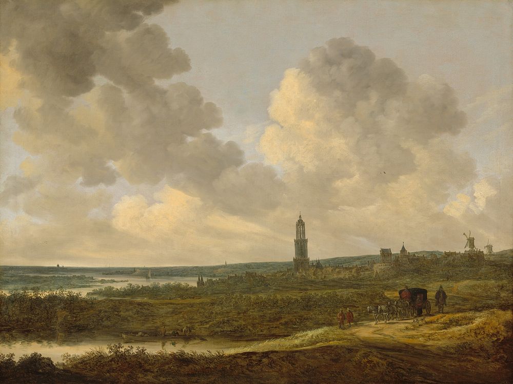 View of Rhenen (1646) by Jan van Goyen.  