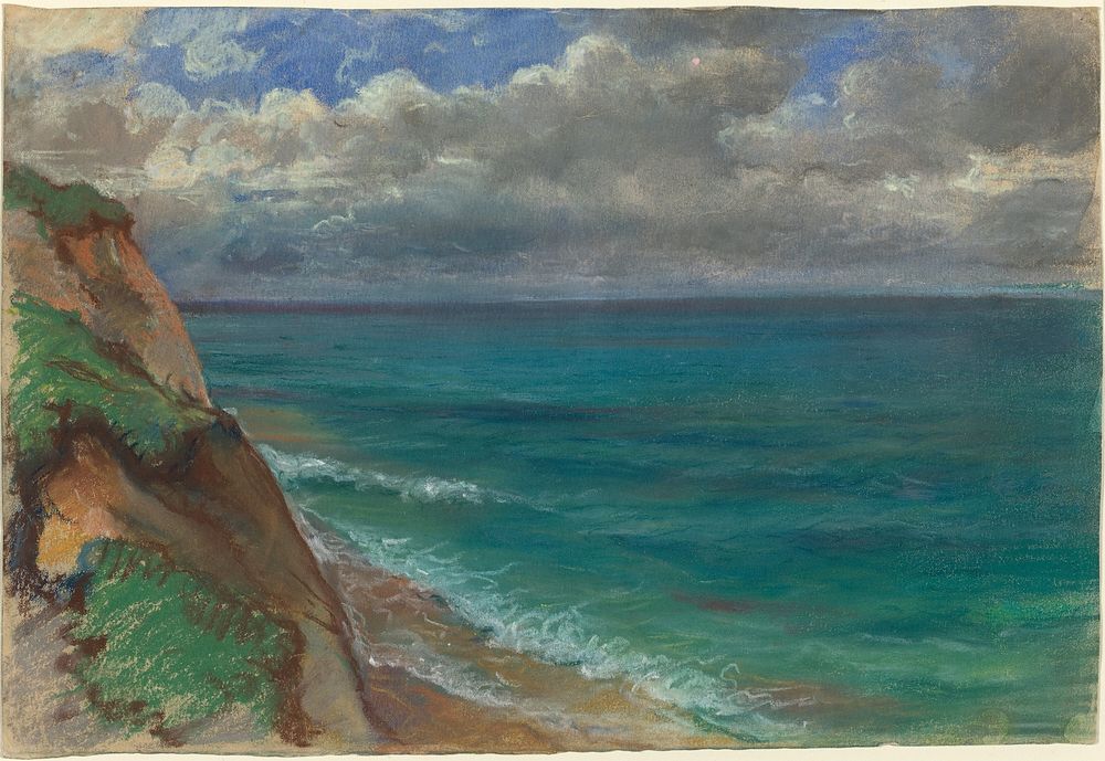 View of the Sea, Normandy (1852) by Alexandre Desgoffe.  