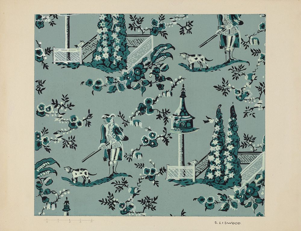 Wall Paper (c. 1937) by Sidney Liswood.  