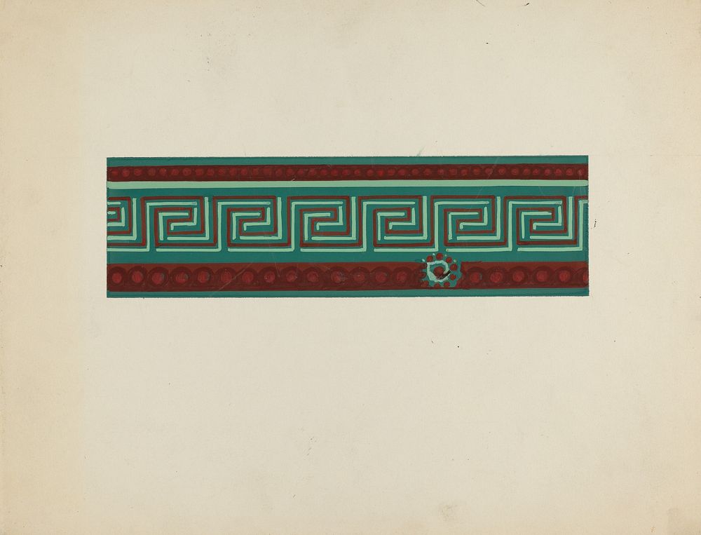 Wall Paper Border (c. 1937) by John Garay.  