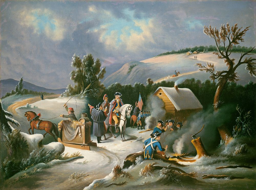 Washington at Valley Forge (mid 19th century) by American 19th Century.  