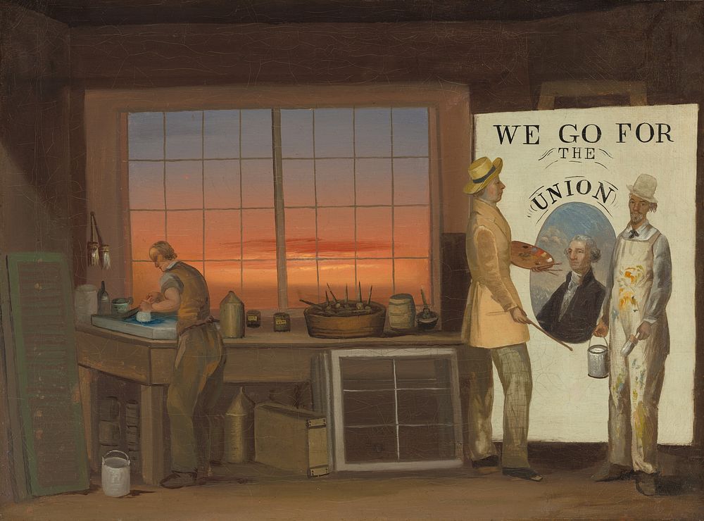 "We Go for the Union" (ca. 1840–1850) by American 19th Century.  