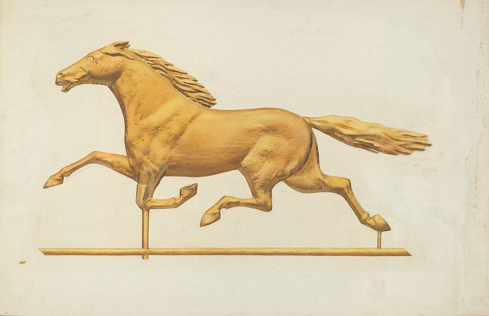 Weather Vane (ca. 1939) by Joseph Goldberg.  