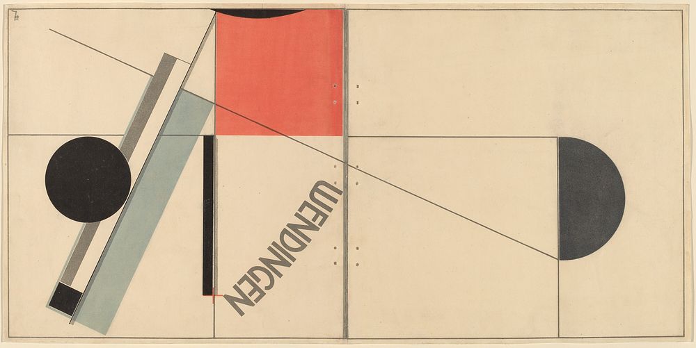 Wendingen (1921) by El Lissitzky.  