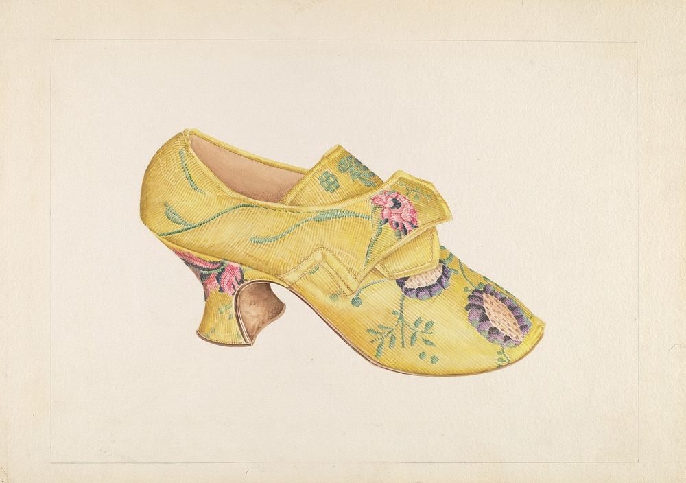 Woman's Shoe (c. 1937) by Stella Mosher.  