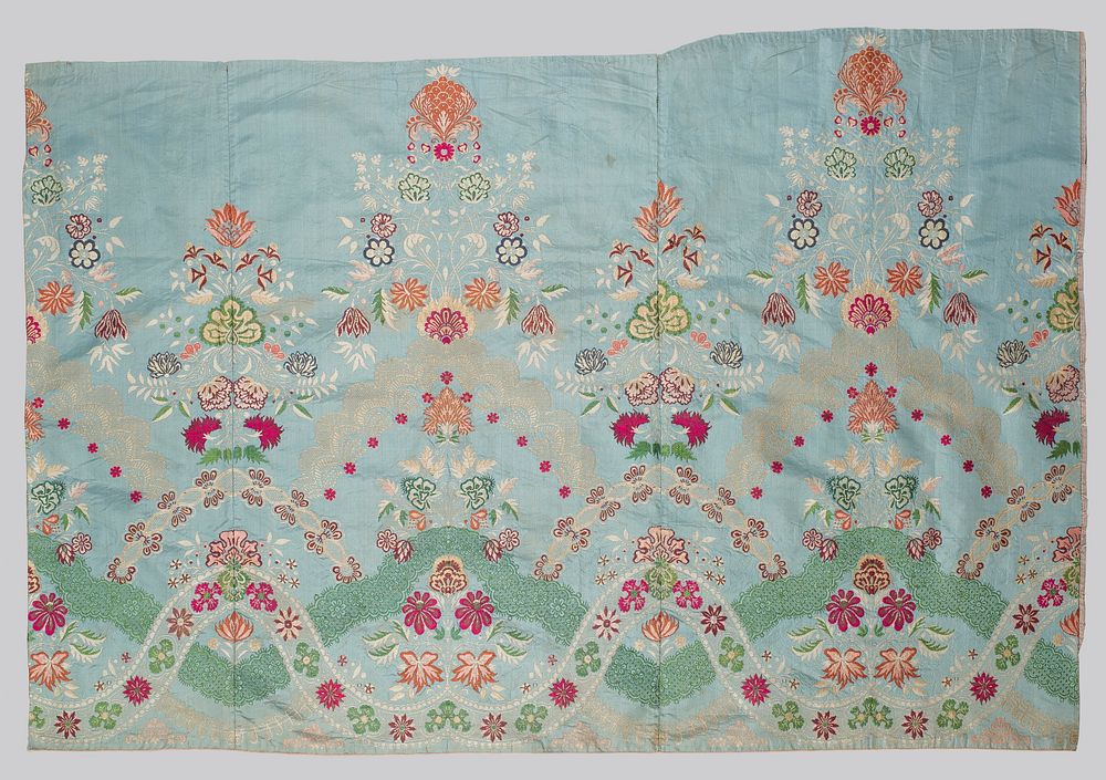 Skirt Panel (c.1720) textile in high resolution by anonymous. 