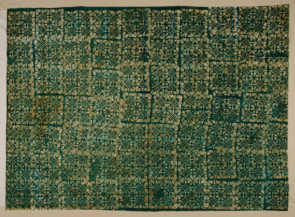 Wrapper (mid-20th century) textile in high resolution. 