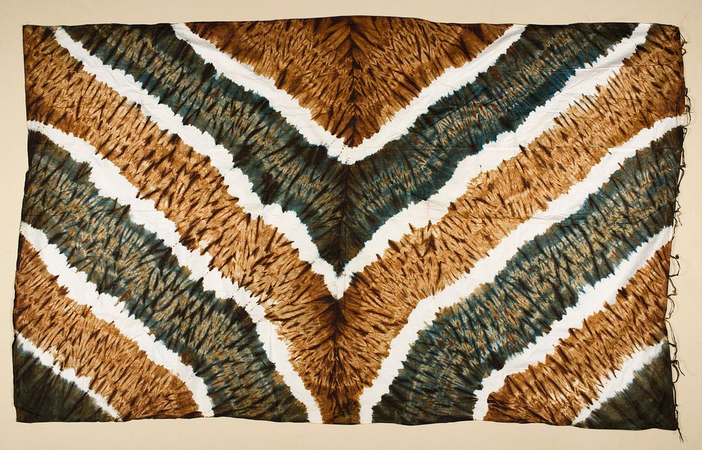 Wrapper (mid-20th century) textile in high resolution. 