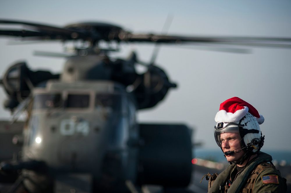 U.S. Navy Naval Aircrewman (Helicopter) 3rd Class Tyler Abbott, assigned to Helicopter Mine Countermeasures Squadron (HM)…