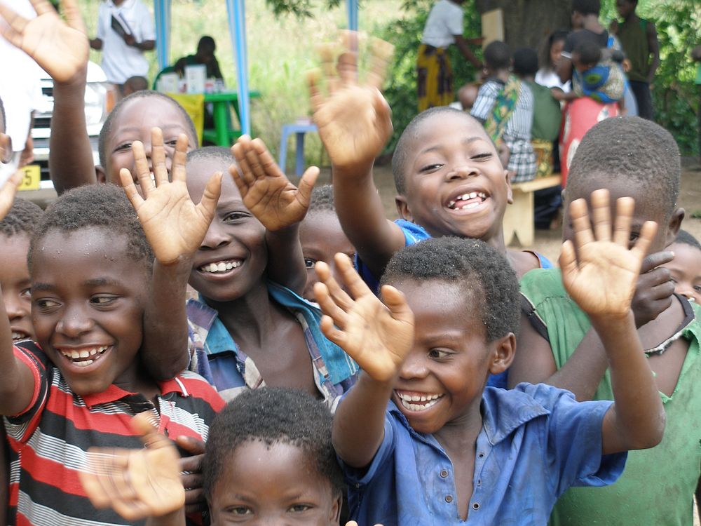 African chirdren playing. Jacklyn Wong/CDC. Original public domain image from Flickr