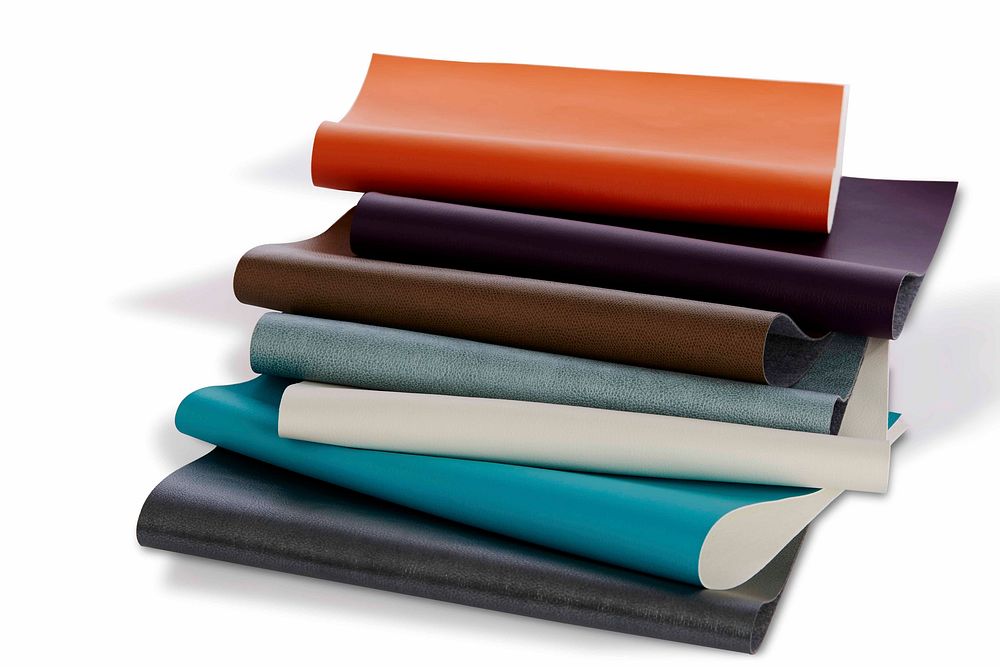 Polyurethane faux leathers, product material.