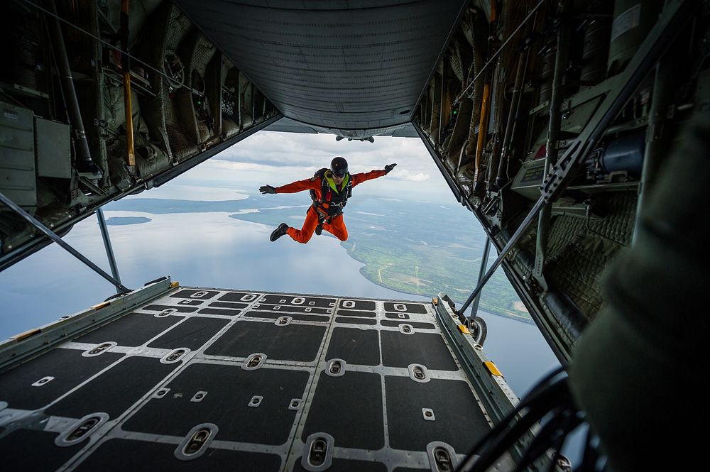 Royal Canadian Air Force Master Cpl. Marc Tremblay, a search and rescue technician with the 417 Combat Support Squadron…