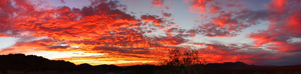 Sunset sky