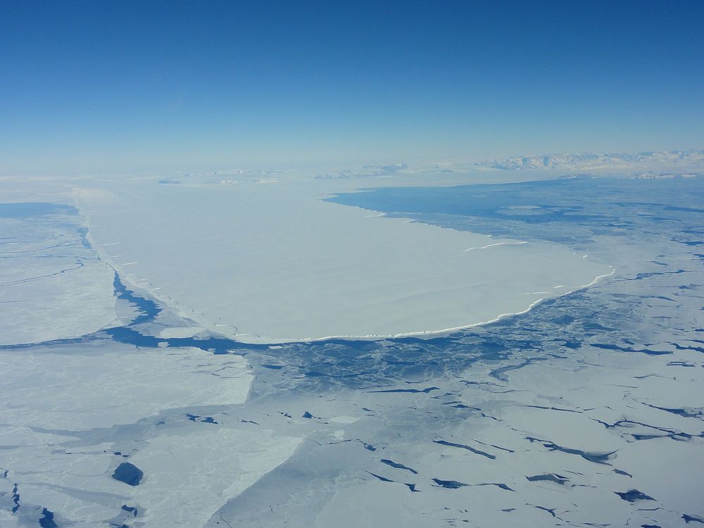 Melting ice sheet, Antarctica. Original public domain image from Flickr