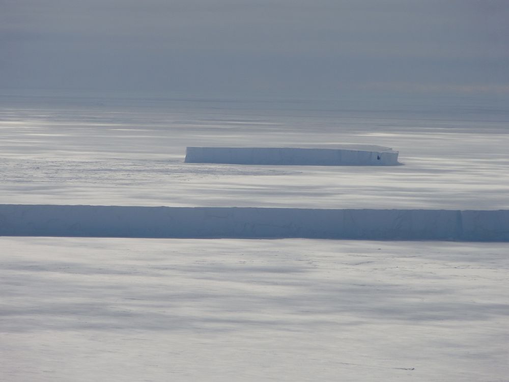 Melting ice shelf, Antarctica. Original public domain image from Flickr