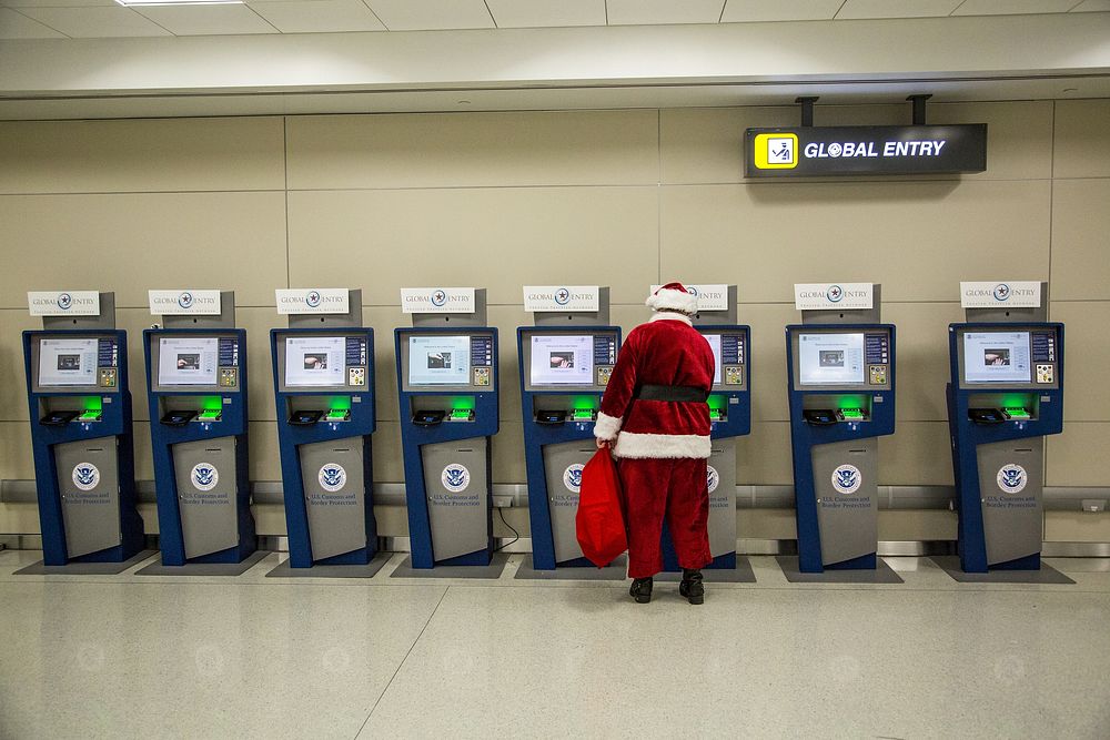 Santa Clause Joins Global Entry