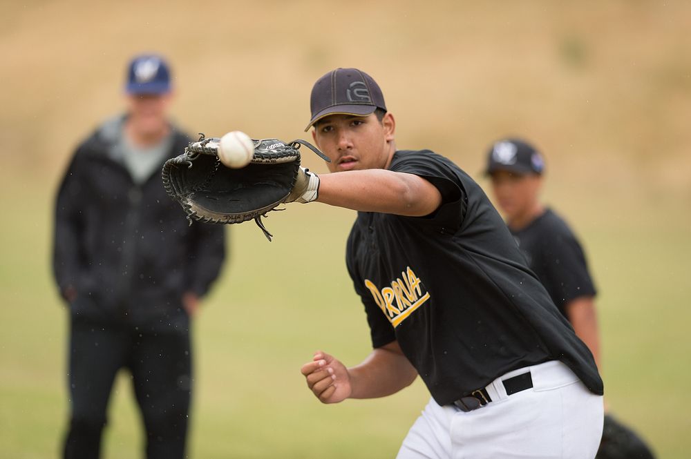 Baseball Training With The Pro's, February 2015.Original public domain image from Flickr