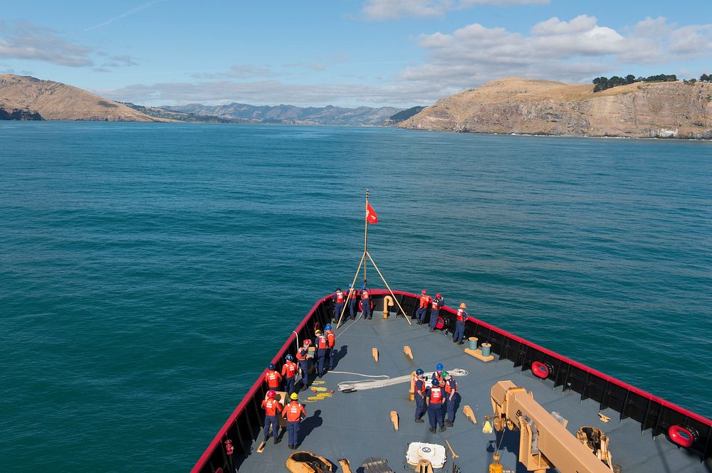 USCGC Polar Star visit to Lyttleton, December 29, 2017