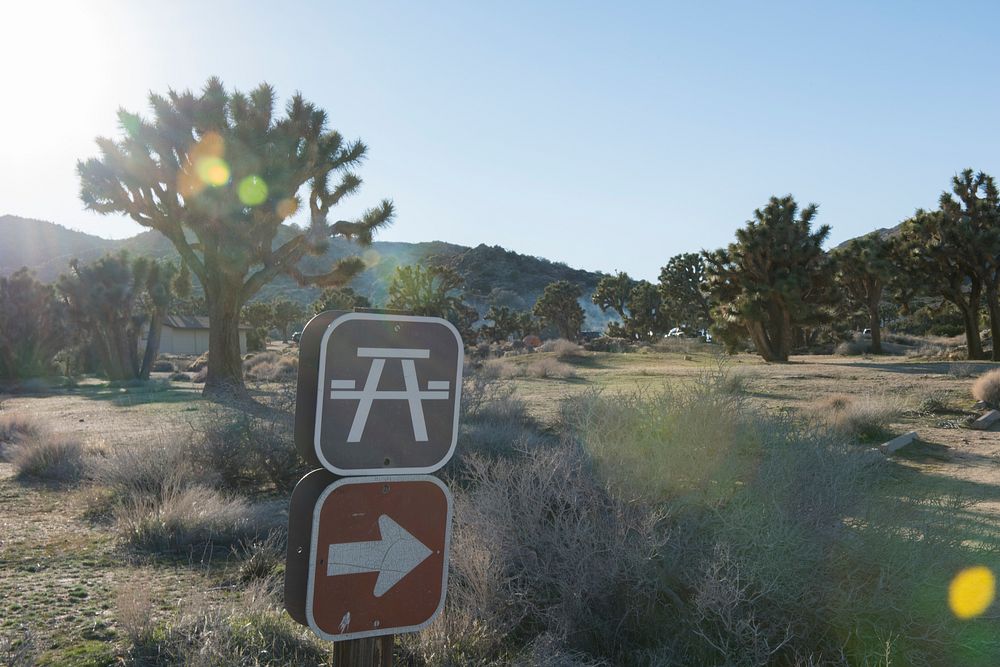 Picnic Sign at Black Rock Campground