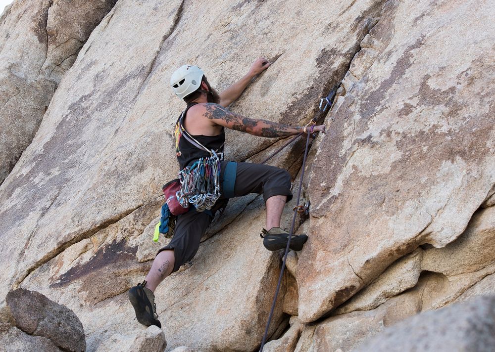 Rock climbing