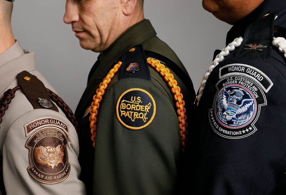 CBP Honor Guard studio shoot