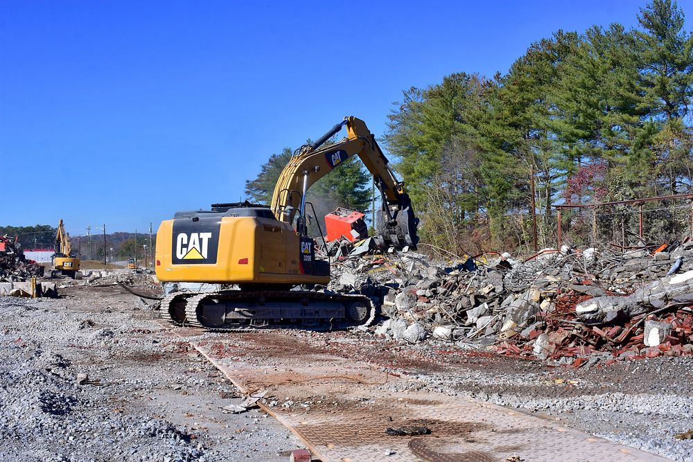 K-731 demolition at ETTP 2016 Oak Ridge