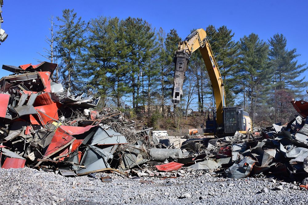 K-731 demolition at ETTP 2016 Oak Ridge