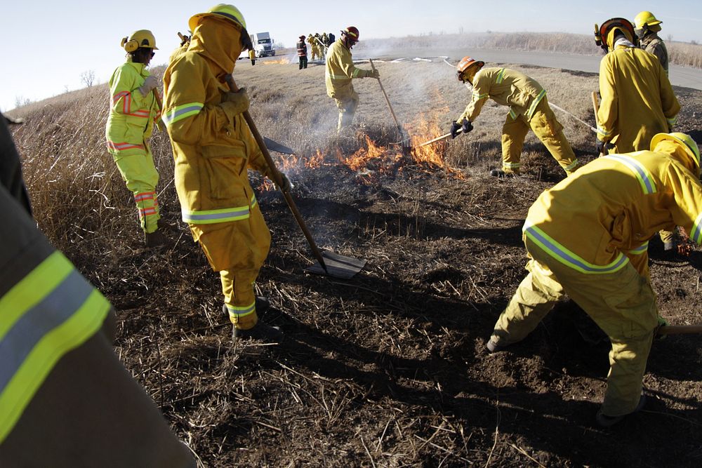 Emergency Services Training, firefighters.