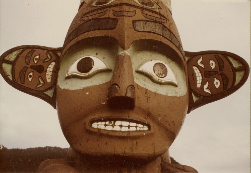 Tlingit Totem. Original public domain image from Flickr