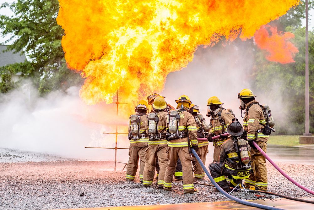 LP gas fire training