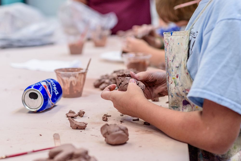 Jaycee Park Summer Art Camps, photo by Aaron Hines, June 21, 2017, North Carolina, USA. Original public domain image from…